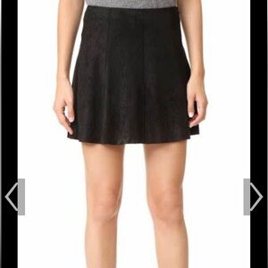 BB Dakota Faux Suede Mini Skirt
